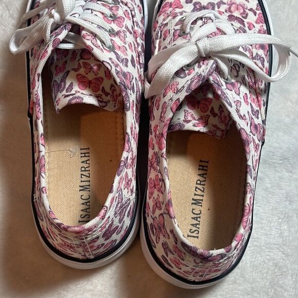 Issac Mizrahi butterfly fashion sneakers size 6.5 - Picture 7 of 9